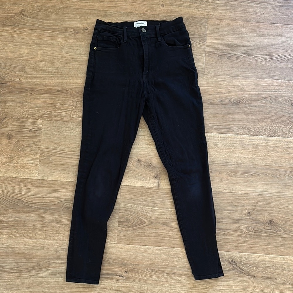 Frame Denim Women's Dark Skinny Jeans